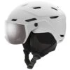 Smith Survey Schneehelm Matte White/CP Sun Platinum Mirror Damen, Herren