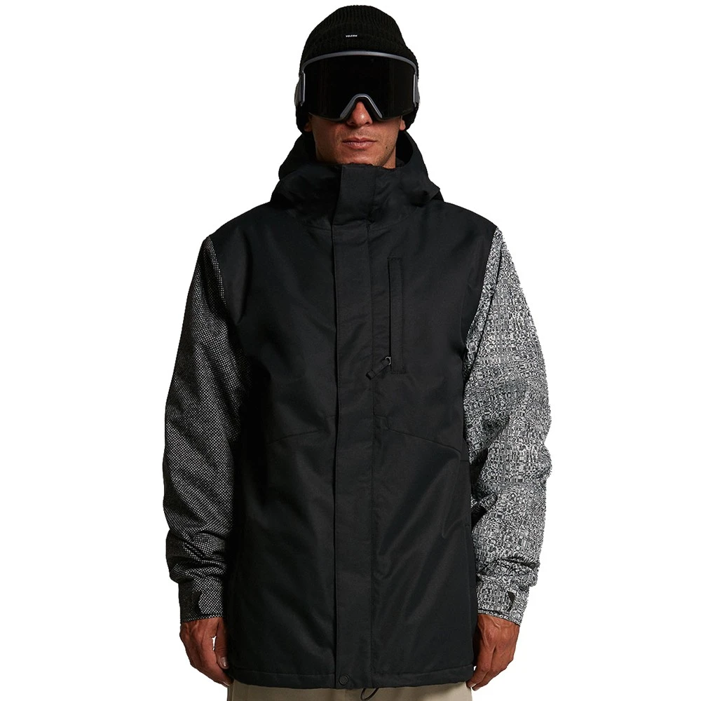 Volcom 17Forty Insulated Skijacke Black Check Herren