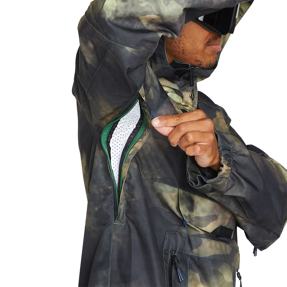 Volcom Brighton Pullover Wintersportjacke Camouflage Herren 5 Volcom Brighton Pullover Wintersportjacke Camouflage Herren – Bild 5