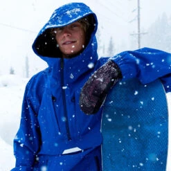 Volcom Brighton Pullover Snowboardjacke Bright Blue Herren -PICT Snow Geschaft volcom brighton pullover g652210 bbl 04 gross