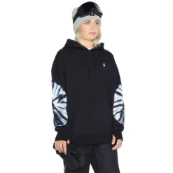 Volcom Costus Hoodie Black Damen -PICT Snow Geschaft volcom costus pullover fleece h4152305 blk 02 grossOZH42mScJfRut