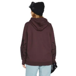 Volcom Costus Kapuzenpullover Black Plum Damen -PICT Snow Geschaft volcom costus pullover fleece h4152305 bpm 03 gross