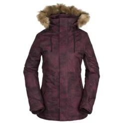 Volcom Fawn Insulated Skijacke Acid Merlot Damen
