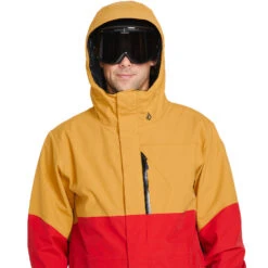 Volcom L Gore-Tex Skijacke Caramel Herren -PICT Snow Geschaft volcom l gore tex jacket g0652302 crl 03 gross