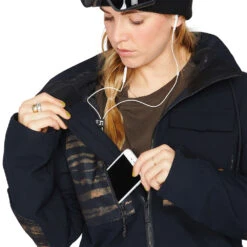 Volcom Romy Schneeanzug Black Damen -PICT Snow Geschaft volcom romy snow suit h0652206 blk 04 gross